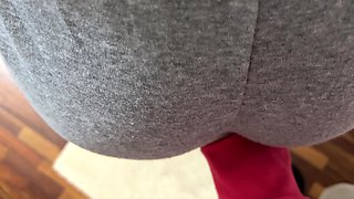 Stepbrother Cums in My Panties and I Will Wear Them at the Gym