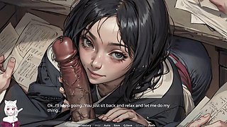 Naruto hentai cartoon featuring rough sex and intense action with Hinata and Tsunade