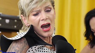Irenka and Roberto in hot group sex with big tits