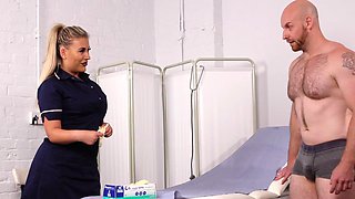 Dominating SPH nurse mocks smalldick