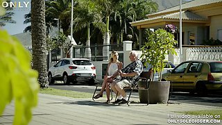 Only3x (golddigger) brings you - sensuous blond Mary Monroe unbelievable sex with the prosperous guy