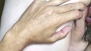 Husband Playing with My Pussy in the Tub