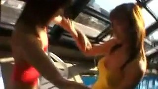Japanese Lesbian Swimsuit Sex