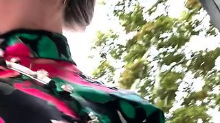 Mexicana blowjob with her big boobs