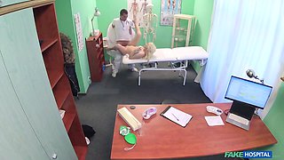 Shy Patient Squirting Soaking Pussy