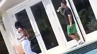 Sandra Romain has the perfect ass and loves to get it pumped