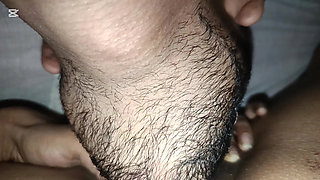 I Suck My Wifes Pussy. My Horny Wife sucked her pussy and boobs by me