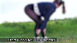51- I Will Tease You with My Legs in Shiny Tights, Perfect Ass, and Put My Hand in My Panties if You Ask?
