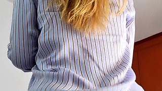 Chubby blonde brianna solo masturbation