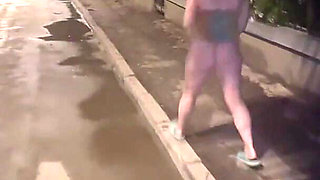 Peeing and Flashing Outdoor Compilation