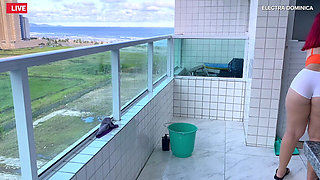 Big Ass on the Balcony