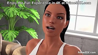 Slow and Sensual Futanari 3D Anime - Big Cock Monster Fuck