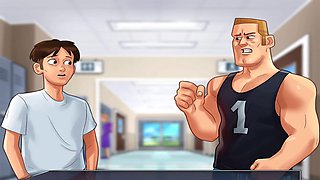 MissKitty2K’s summer saga with a French tutor gets steamy in the washroom