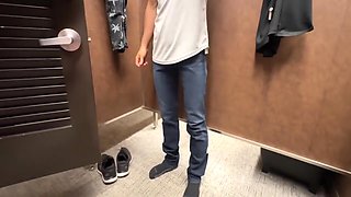 Private Room - Mall Private Locker Room Cumshot Blowjob Flashing