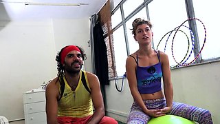 Sexy huge ass latina amateur rides fetish dudes cock