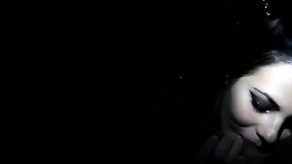 Czech amateur blowjob and fucking POV in public