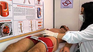 Nurse Gets Excited By Patients Erection