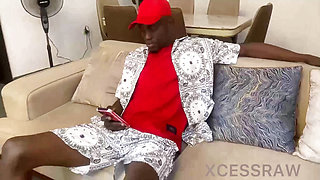 Real Homemade African Couple Fun Time