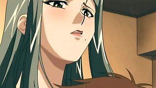 Missionary, hairy pussy, hentai anime