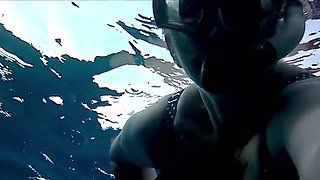 Are you interested to see flashing boobs and pussy in unusual places? I show them underwater! Very special view