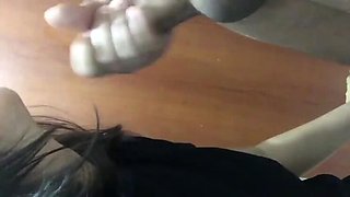 Step Sister Sucks My Cock in the Bathroom - Taboo Family Fun