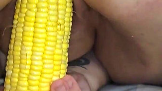 Foodie Fridays Jade Fucks a Corn on the Cob