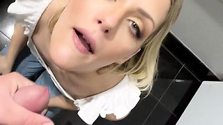 Huge Japan blowjob and handjob POV orgy with a cumshot