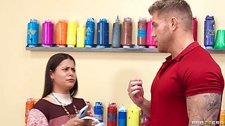 Ceramics Sluts Sneaks A Fuck With Best Boyfriend Ever With Nia Bleu, Filou Fitt - Brazzers