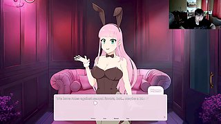 Gorgeous gamer babe gives the ultimate blowjob in the club