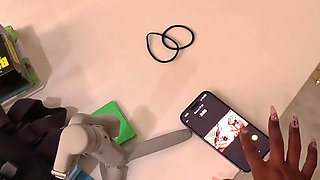 Golden Goddess Unleashes Punishment on Omgiana's Craving Bottom