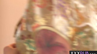 Passion body massage by steamy blond hair lady mommy