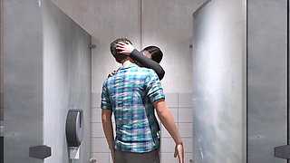 Banging My Stepmother's Friend Julie in the Public Toilet Stall of Club