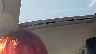 Licking Feet, Hard Face Slapping While Driving