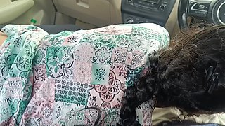 Office Manager Enjoying Hot Romance with Married Colleague Inside Car Part 3
