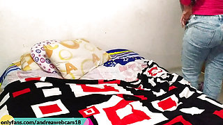 I broke in the ass and cummed in the face of the submissive slut + SHOWING THE ASS + FACEFUCKING + FACIAL CUMSHOT
