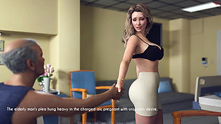 A Wife and Stepmother - Awam - Sophia Let Mr. Gibbs Touch Her Pussy Through Her Panties