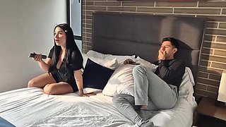 Cheating wife gets wild with brother-in-law - rough doggy & deep throat