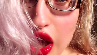 Perfect Lips Red Lip Gloss Lipstick Fetish Findom Goaldigger Lips Addiction
