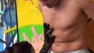 Fucking nasty bitch in the abandoned building