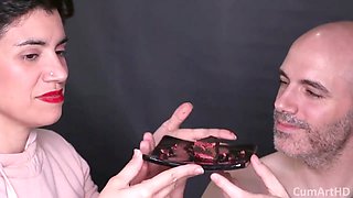 Jizz on food with a creative twist