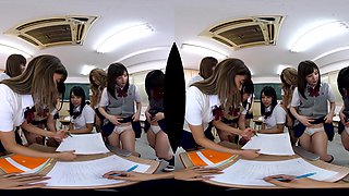 There Are Very Few Men In The School, And Girls Are Overpowering! Part 1 - Japanese Harem Pov Vr