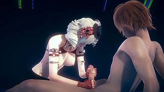 Hentai Sexy Girl Handjob and Fucked at Pool