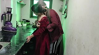 Desi Bhabhi Kitchen Fuck