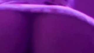 Young Girl Using Her Feet to Play with the Dildo While Masturbating