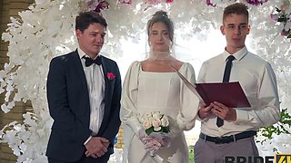 Needy bitches smash the big dicks in anal rounds during wedding ceremony