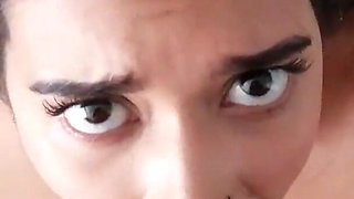 POV Blowjob and Cum on Boobs