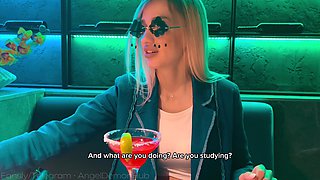 Blonde Spreads Her Legs on First Date - Angeldemonhub