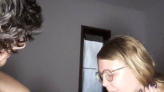 Real Nerdy Canadian Chick Can't Help Blowing Me