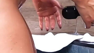 Taking a Refreshing Shower After a Hot Masturbation Session