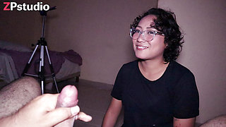 Stepsisters Dafri Gives Me a Sensual Blowjob She Is Very Slutty